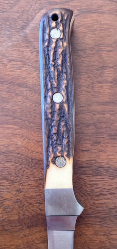 DE COLECCIÓN~SCHRADE~TÍO HENRY~FILLETE KIFE Y FUNDA DE CUERO MARRÓN~167~HECHO EN EE. UU. - Imagen 6 de 9
