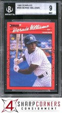 1990 DONRUSS #689 BERNIE WILLIAMS RC YANKEES BGS 9