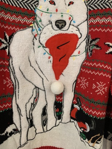 Suéter Blizzard Bay Unisex XL Wolf & Asst Designs Temática Navidad - Imagen 6 de 7