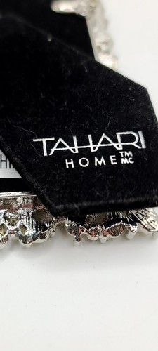 Tahari Home Faux Pearl Rhinestone Accent Metal Small Picture Frame 2-1/2"x3-1/2" - Picture 5 of 6