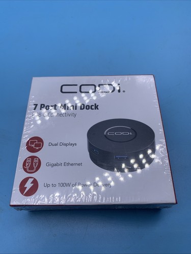 CODi 7 Port Mini Docking Station Brand New Open Box - Picture 1 of 6