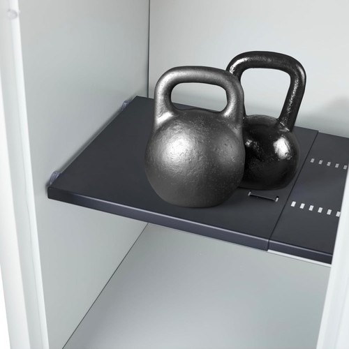 Metal Adjustable Locker Shelf | Heavy Duty Powder-Coated Steel Locker Organiz...