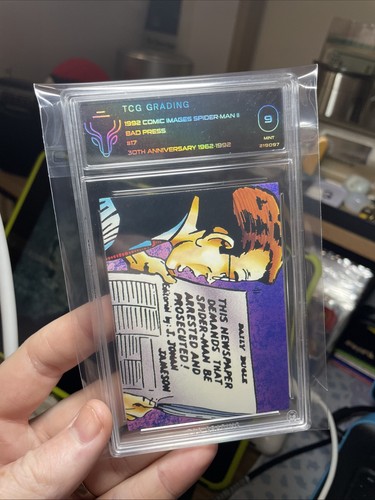 1992 Comic Images Spider-Man II: 30th Anniversary 1962-1992 #17 Bad Press TCG 9 - Bild 4 von 7