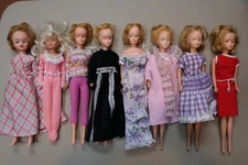 Lot of 8 Vintage Dolls - Mixed Brands