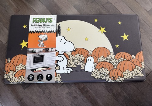Peanuts Snoopy Halloween Anti Müdigkeit Küchenmatte 20” x 39” Herbst Herbst NEU