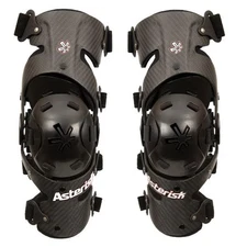 Asterisk - Carbon Cell 1.2 Knee Brace (Pair) Carbon Size Large