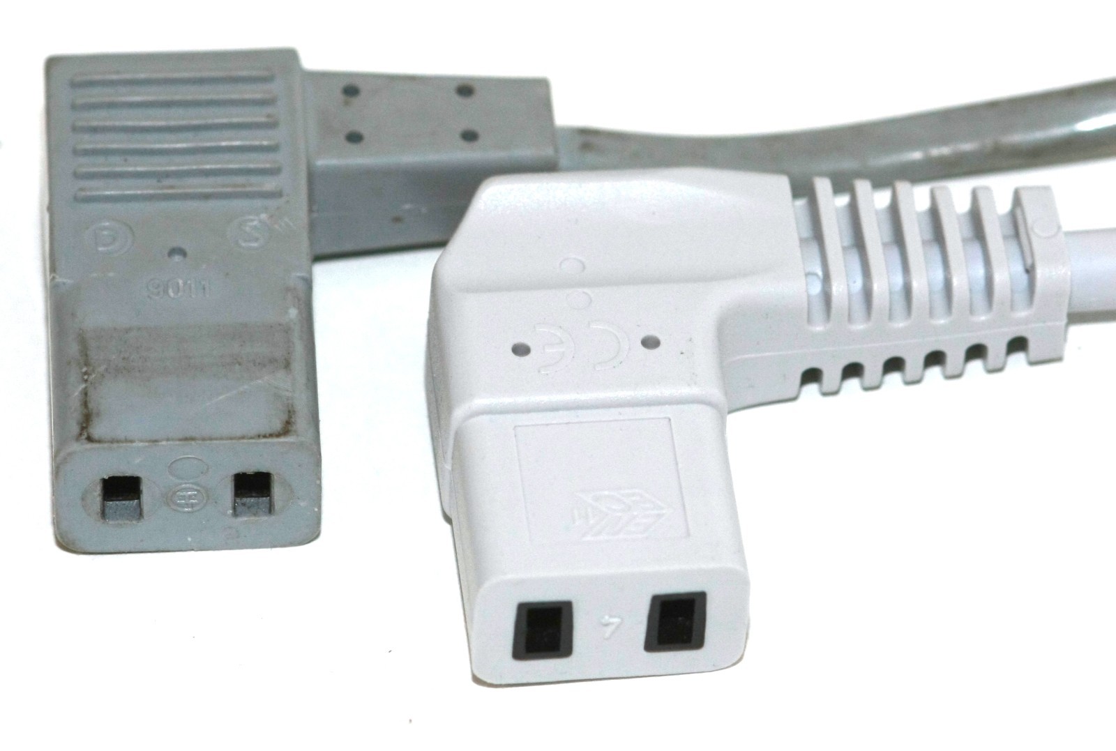 Premium Revox Netzkabel 2-polig grau 2,5m abgewinkelt für A77/B740/B77/B750/760