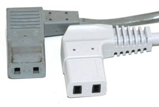 Premium Revox cavo di alimentazione 2 poli grigio 2,5 m angolato per A77/B740/B77/B750/760