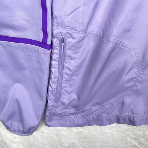 Nike Golf Windbreaker Damen XL Pullover 1/4 Zip reflektierend lila Jacke - Bild 6 von 20
