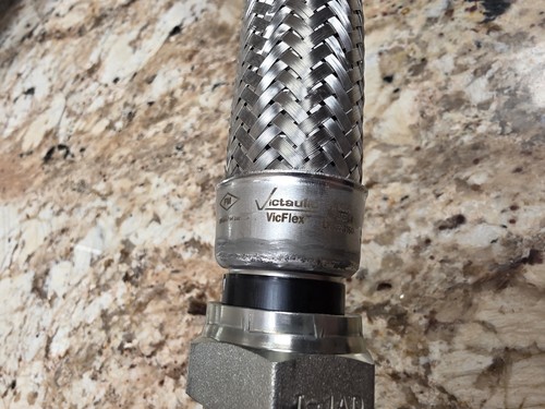 4 pc PLUS EXTRAS Victaulic Vic-Flex™ 48 in. Braided Flexible Hose (NEW) - Bild 2 von 14