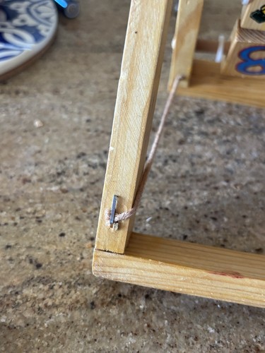 Vintage Learn The Alphabet Holz Staffelei - Bild 8 von 13