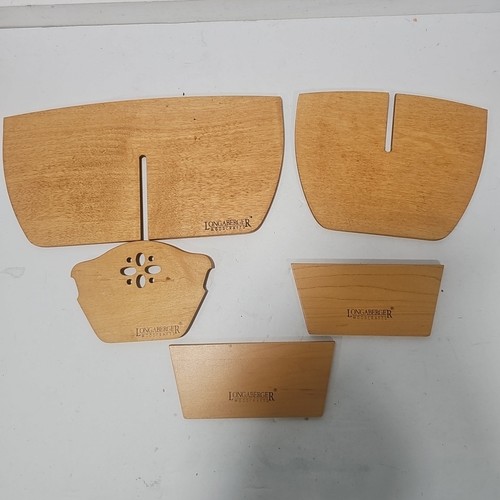 Longaberger Woodcrafts Holzkorb Teiler 4 Stück - Bild 12 von 12