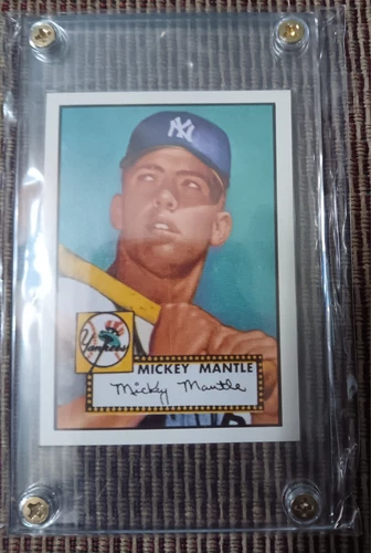 MICKEY MANTLE 1991 Topps East Coast National Show 1952 Topps HOF YANKEES Rookie