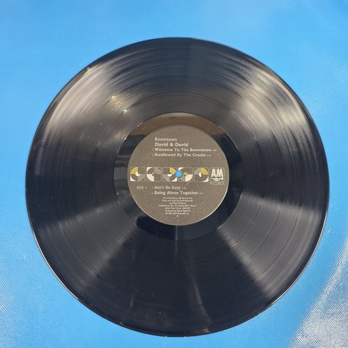 DAVID & DAVID Boomtown original VINYL LP from 1986 (A&M SP 6-5134). Audiophile - Imagen 4 de 5