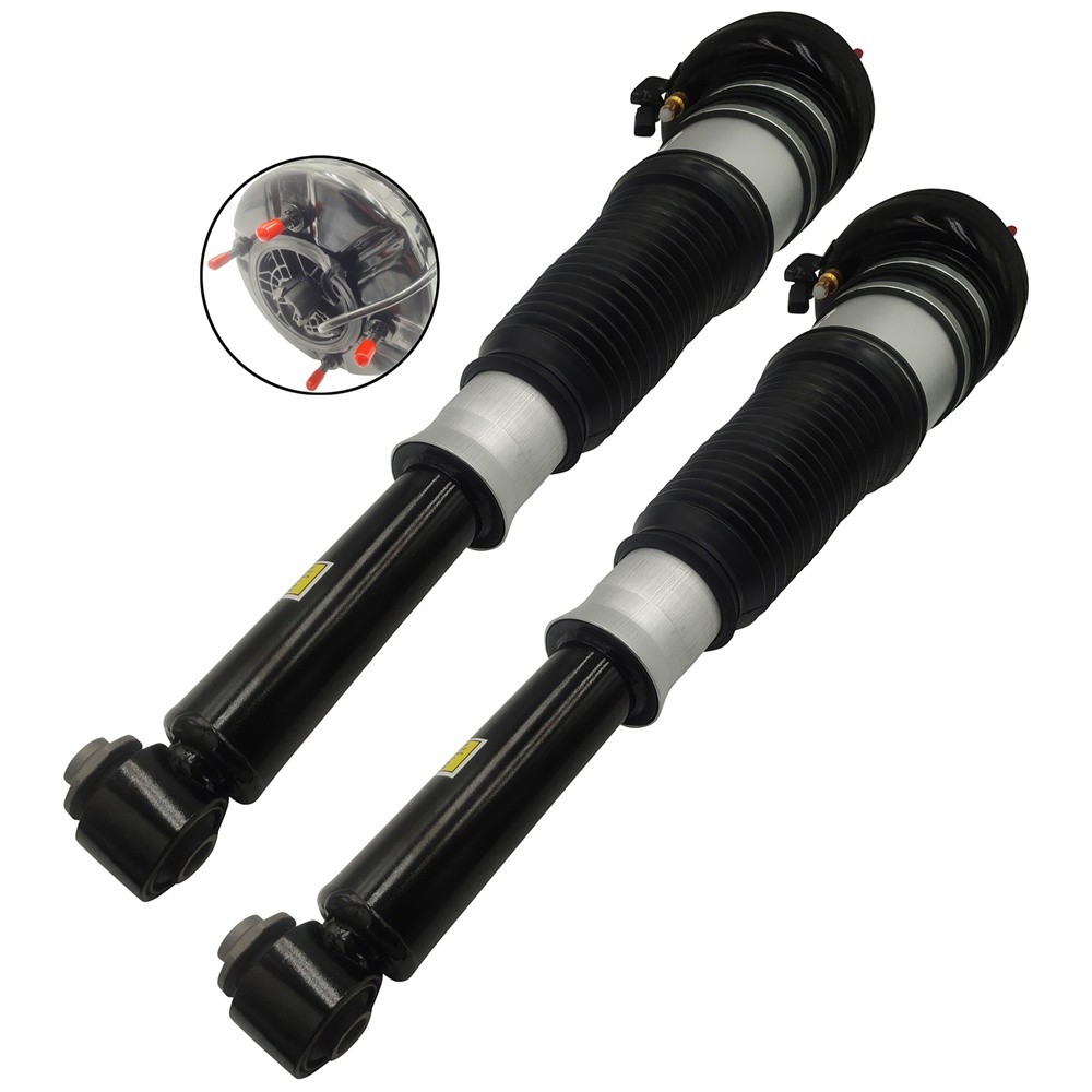 For Audi A8 S8 4H Quattro 09-18 4H0616001M Rear Air Suspension Shock Strut Pair