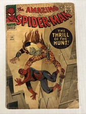 Amazing Spider-Man #34 1966 Low Grade Silver-Age Comic