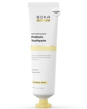 Boka Fluoride-Free Toothpaste Nano-Hydroxyapatite Sensitive Citrus Mint 4oz