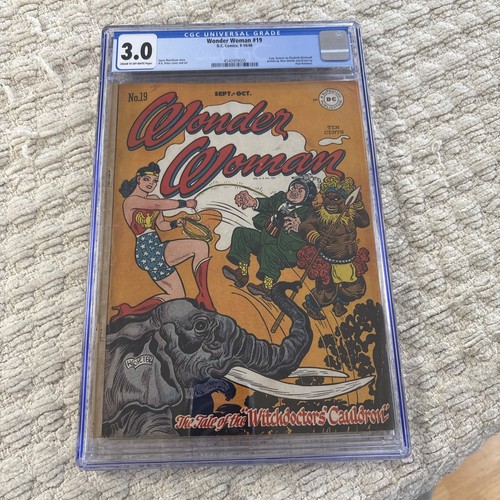Wonder Woman #19 CGC 3.0 golden age comics - Picture 7 of 7