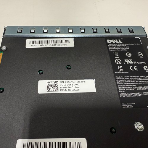 Dell 0GXGF VRTX R1-2210 4x 10Gbe SFP + 2x 1GbE RJ45 Ethernet Port + 20 Intern - Bild 5 von 5