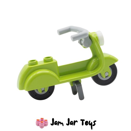 LEGO Friends Scooter Lime Grey Handlebars NEW 6431030 41723 City Vehicle F57 - Picture 2 of 2