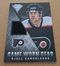 2013-14 Panini Titanium Game Worn Gear Kjell Samuelson