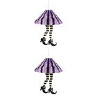 2 Count Halloween Honeycomb Decorations Pendant Hanging Door Wall for outside