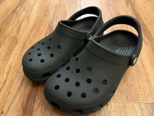 Crocs Kids Classic Clog Shoe Black Size J4 Unisex