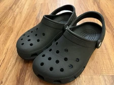 Crocs Kids Classic Clog Shoe Black Size J4 Unisex