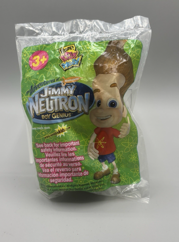Lot of 4 Jimmy Neutron Boy Genius Wendy's Meal Toys Brand New Unopened - Imagen 6 de 9