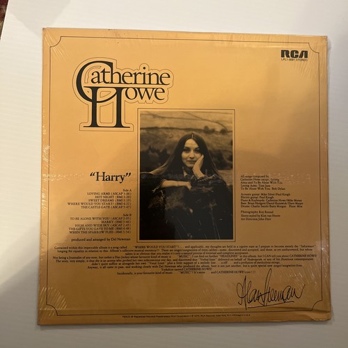 Catherine Howe - Harry - RCA Victor - SF8407 1975 Sealed Mint #481 - Picture 2 of 2