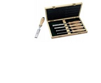 Drechselbeitel-Set Stanley Black+Decker Bailey 5-Teilig Mit Eschenholzgriff