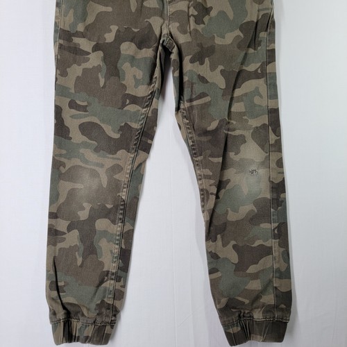 Levis Jogger Pants Boys 7 Regular Camo Camouflage Drawstring Elastic Waist - Picture 3 of 17