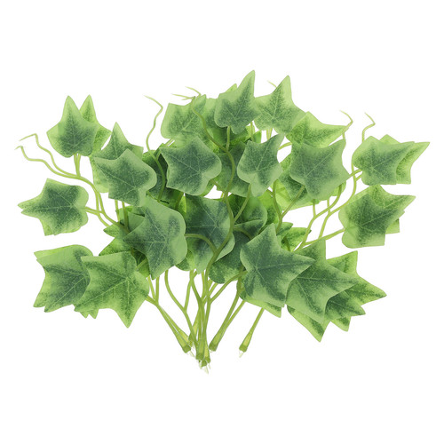 6.3x4.33" Artificial Silk Leaf, 40 Pcs Artificial Green Fake Leaves