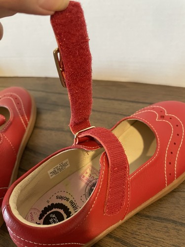 Livie & Luca Girls Libra Leather Mary Jane Red Christmas Fall Size 1Y - Bild 6 von 10