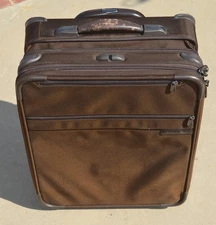 Briggs & Riley Baseline 22” Expandable Carry-On 2 Wheel Luggage Brown