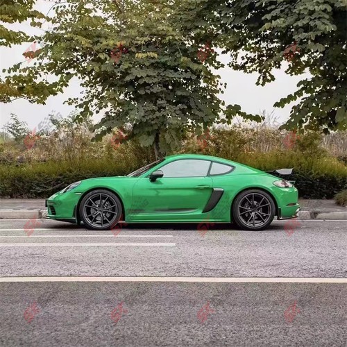 Fits Porsche 718 982 Boxster Cayman Carbon Fiber Front Rear Lip Side Skirts Kits - Picture 23 of 51