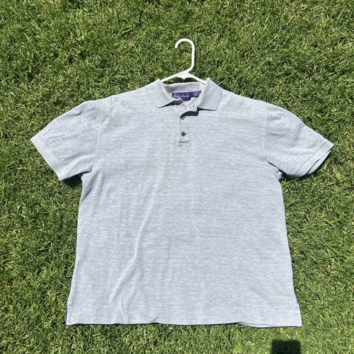Purple label Ralph Lauren Grey Polo Size L - Picture 2 of 3