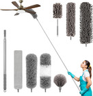 Wzxlj. Y Microfiber Feather Duster Set, 8PCS with100 Inch Extension Pole, Ben...