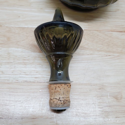 MCM Genie Bottles Vtg Jim Beam I Dream of Jeannie 1964 Smoke Green With Cork - Picture 2 of 4