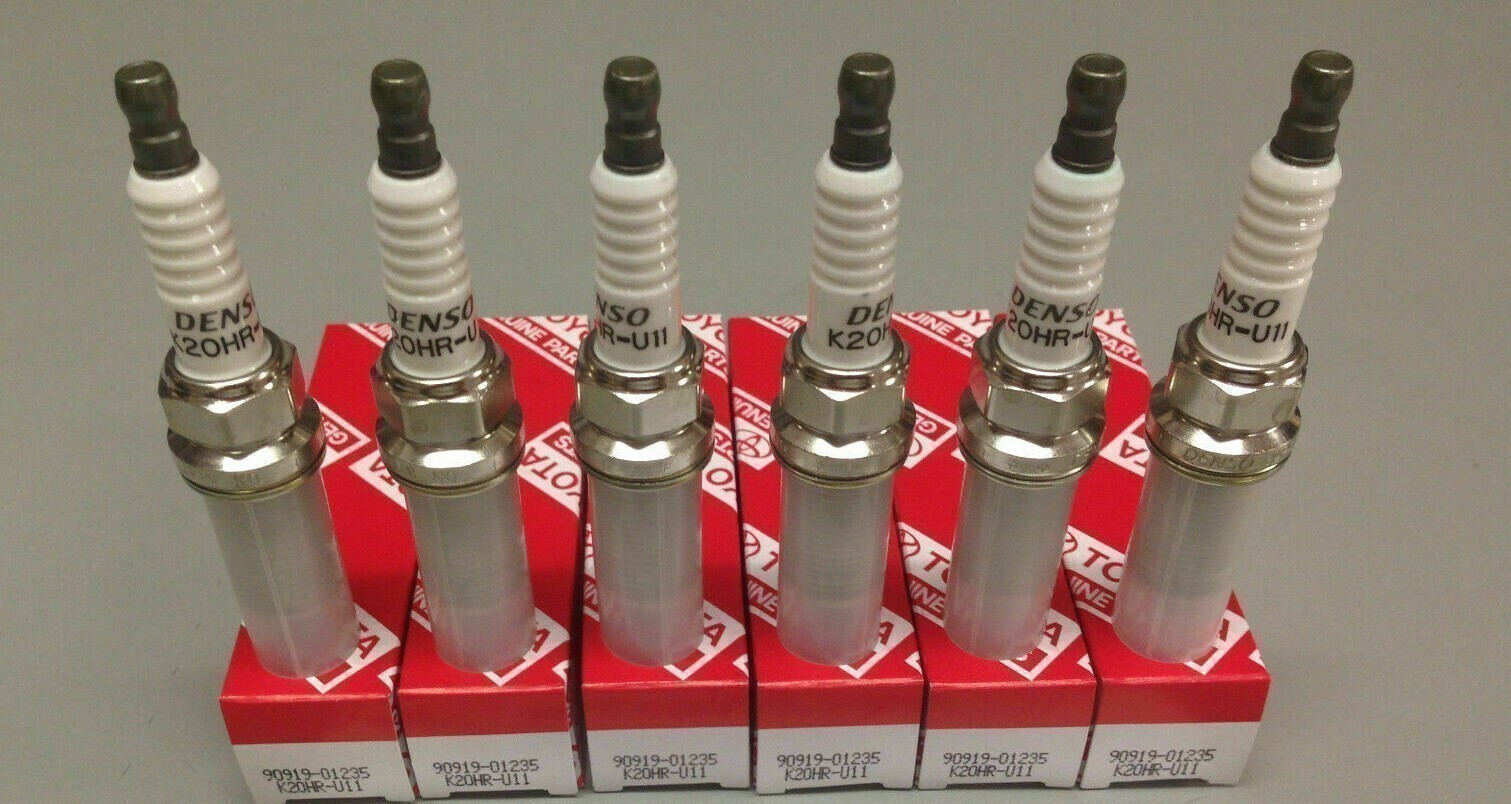 Set of 6 OEM 90919-01235 TOYOTA Toyota 4RUNNER  TACOMA V6 4.0L Spark Plugs