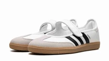adidas Womens Samba Jane White Black JR1402 Women Size