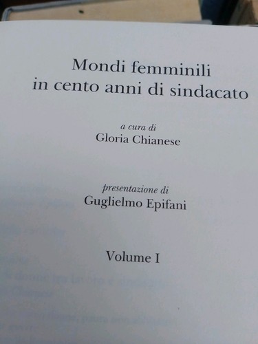 Gloria Chianese mondi femminili in cento anni di sindacato 2 volumi Ediesse - Afbeelding 3 van 12