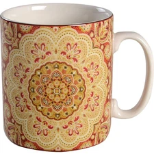 222 Fifth Lyria Saffron Jumbo Mug 11974086