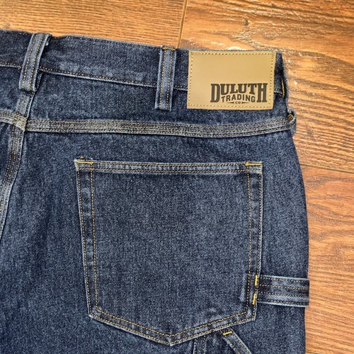 Duluth Trading Co. Rugged Carpenter Heavy Denim Work Jeans Mens 36 x 32 (31”) - Imagen 2 de 9
