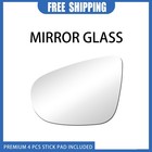 Mirror Glass Replace For 2010-2014 Volkswagen Golf Driver Left Side LH Flat 4370