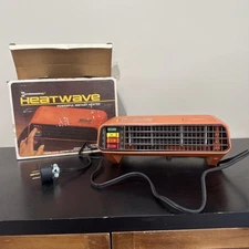 Vintage Orange Intermatic Heatwave Portable Space Heater JH-600 ~ Tested