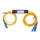 1 To 2 Optical Fiber Single Mode G657A1 SC FC LC ST Optical Fiber Splitter Fit