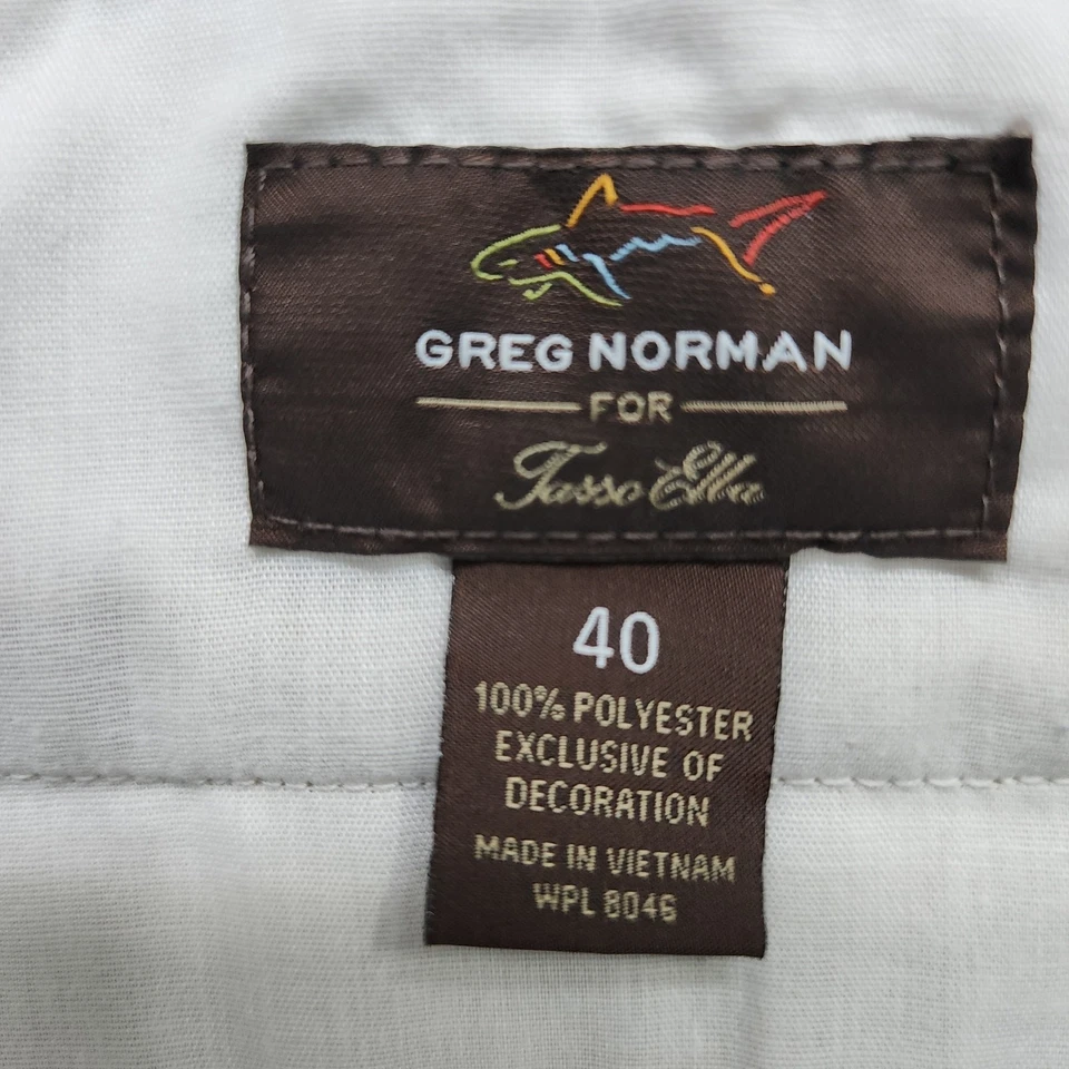 Pantalones Cortos Greg Norman Para Hombres 40 Tostados Golf Chino Deportivos Preppy Elastizados Informales Verano Foto 4 de 4