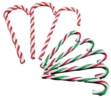 lot of acrylic candy cane christmas ornaments Various Sizes