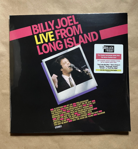 BILLY JOEL Live From Long Island 3LP 2025 Black Friday RSD Vinyl SEALED NEW 1500 - Picture 1 of 5